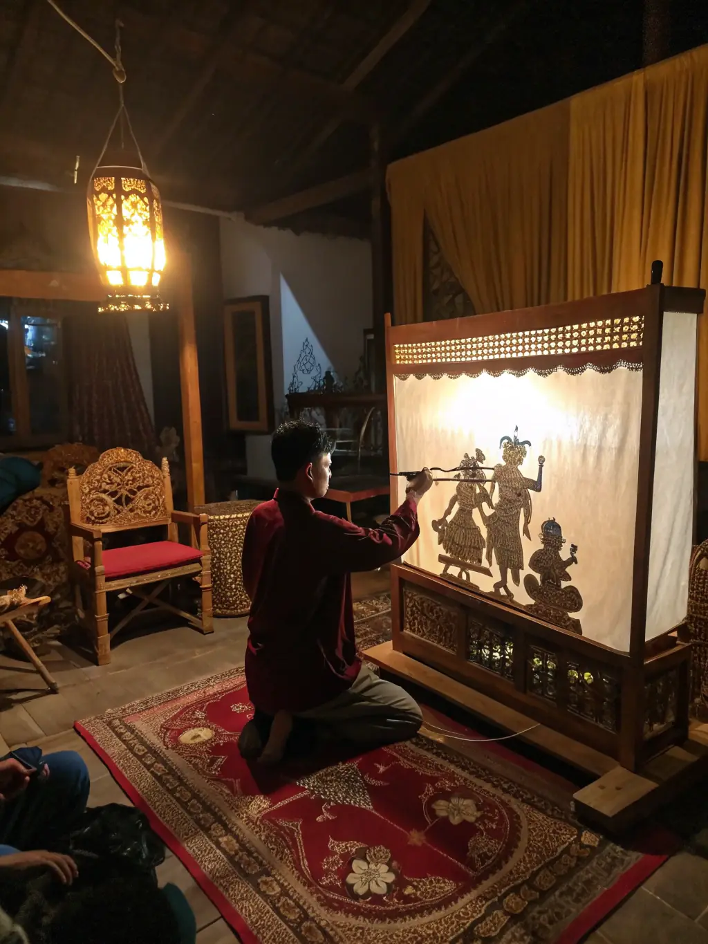 A colorful photograph of puppets being used in a performance, highlighting the artistry and storytelling involved in puppetry.